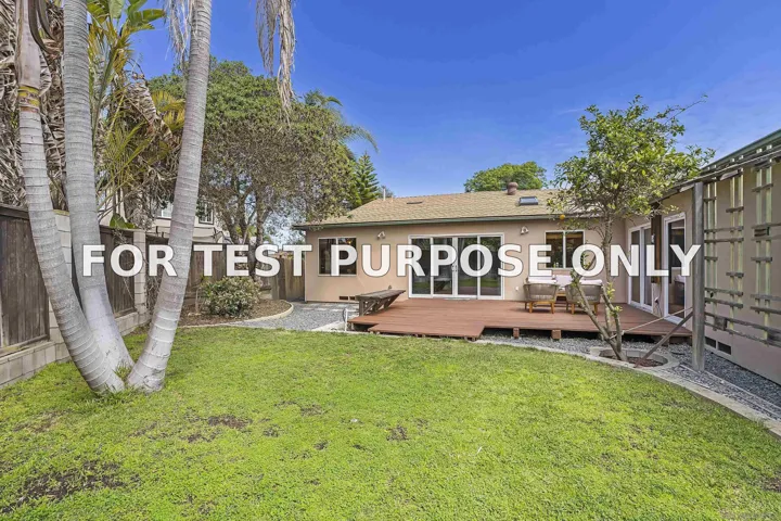 Demo/Test Data 3061 Dow Pl, San Diego, Ca 92117