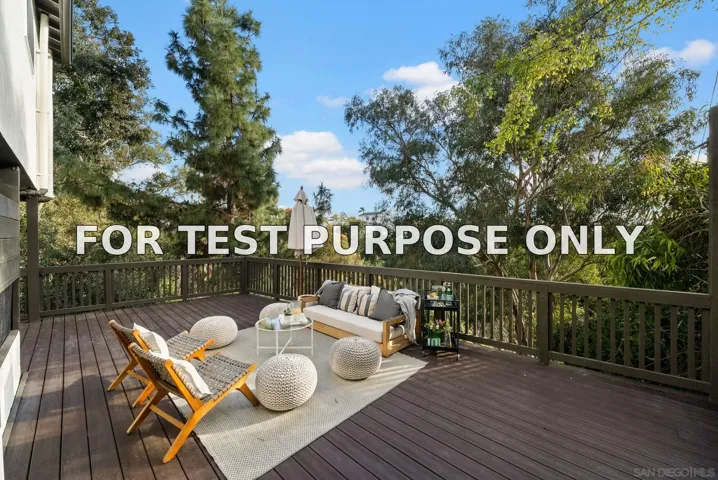 Demo/Test Data 4033 S Hempstead Circle, San Diego, Ca 92116