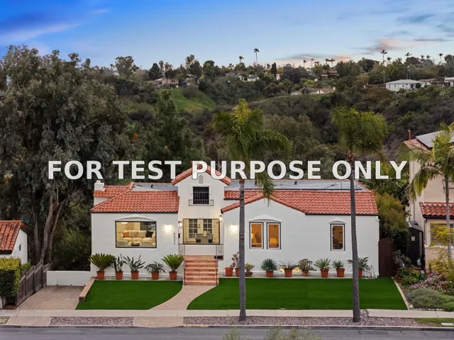Demo/Test Data 4033 S Hempstead Circle, San Diego, Ca 92116