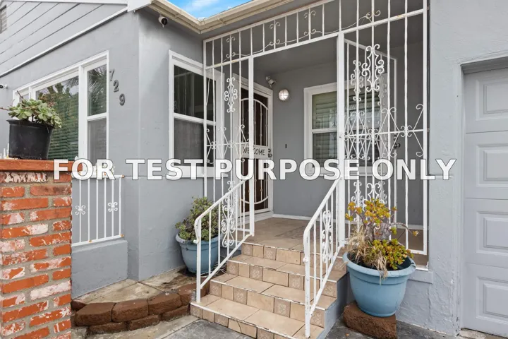 Demo/Test Data 729 Fourth Ave, Chula Vista, Ca 91910