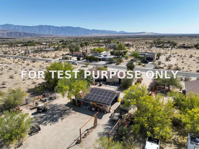 Demo/Test Data 3160 Flying H Rd, Borrego Springs, Ca 92004