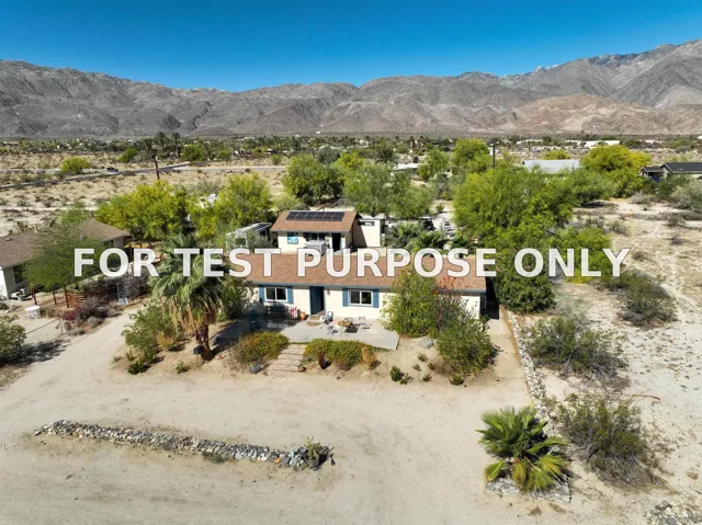 Demo/Test Data 3160 Flying H Rd, Borrego Springs, Ca 92004