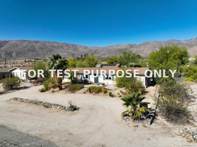 Demo/Test Data 3160 Flying H Rd, Borrego Springs, Ca 92004