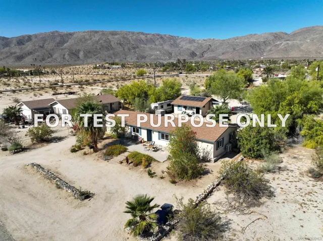 Demo/Test Data 3160 Flying H Rd, Borrego Springs, Ca 92004