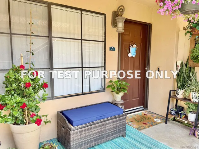 Demo/Test Data 12580 12580 Carmel Creek Rd. Unit 45, San Diego, CA 92130