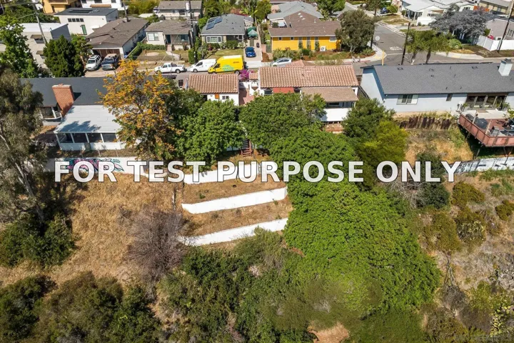 Demo/Test Data 2541 Haller St, San Diego, CA 92104