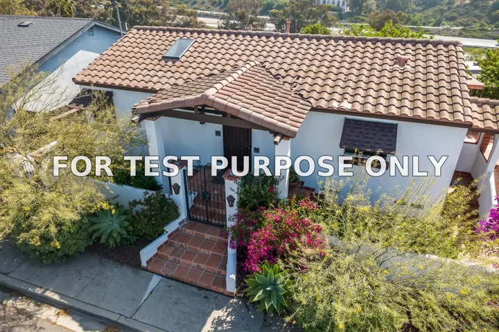 Demo/Test Data 2541 Haller St, San Diego, CA 92104