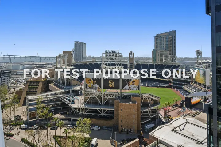 Demo/Test Data 321 10th Ave. Unit 1608, San Diego, CA 92101