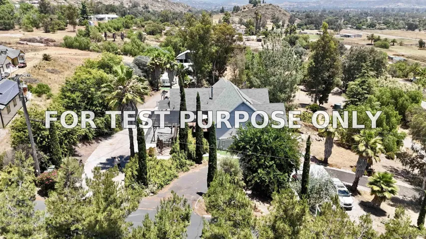 Demo/Test Data 995 Laky Ln, Ramona, CA 92065