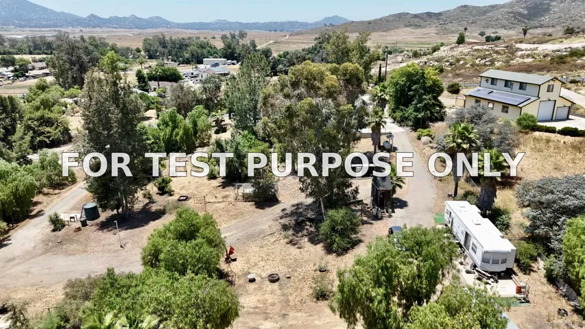 Demo/Test Data 995 Laky Ln, Ramona, CA 92065