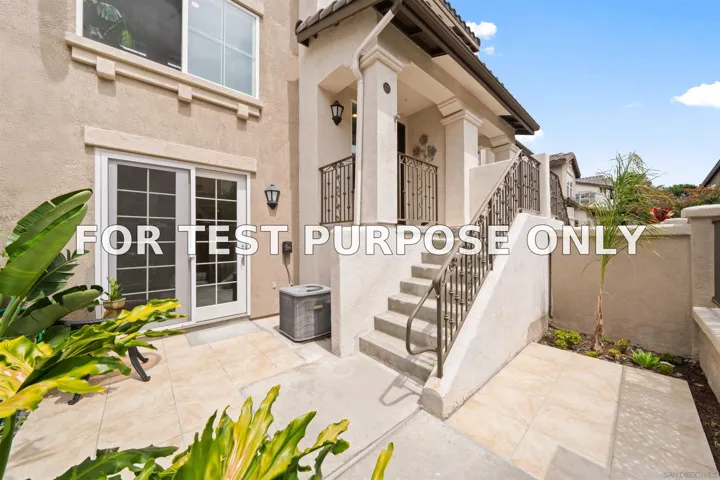 Demo/Test Data 10429 Whitcomb Way Unit #125, San Diego, CA 92127