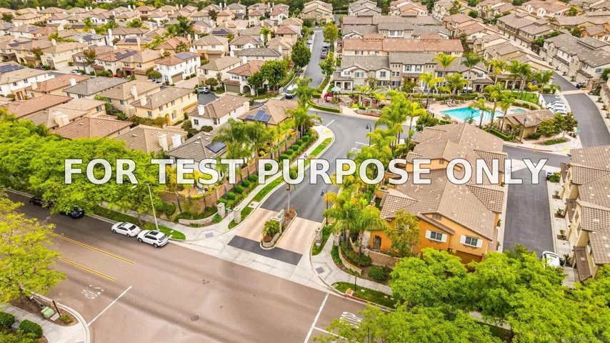 Demo/Test Data 10429 Whitcomb Way Unit #125, San Diego, CA 92127