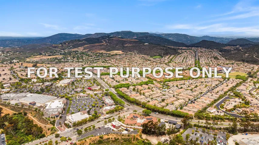 Demo/Test Data 10429 Whitcomb Way Unit #125, San Diego, CA 92127