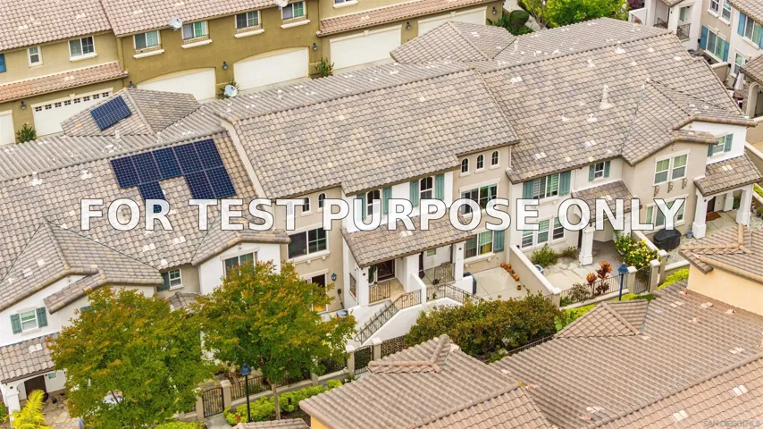 Demo/Test Data 10429 Whitcomb Way Unit #125, San Diego, CA 92127