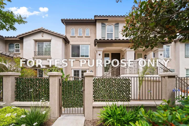 Demo/Test Data 10429 Whitcomb Way Unit #125, San Diego, CA 92127
