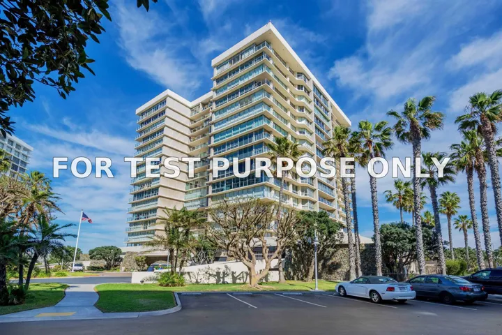 Demo/Test Data 1820 Avenida Del Mundo Unit 208, Coronado, CA 92118