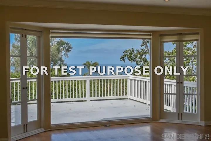 Demo/Test Data 7851 Hillside Dr, La Jolla, CA 92037