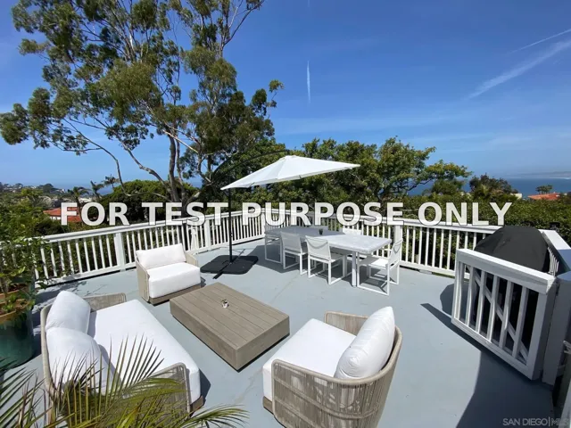 Demo/Test Data 7851 Hillside Dr, La Jolla, CA 92037
