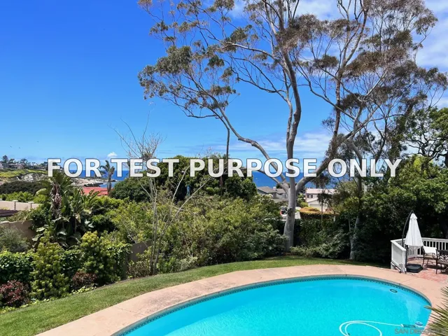 Demo/Test Data 7851 Hillside Dr, La Jolla, CA 92037