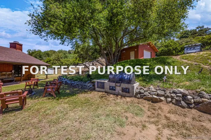 Demo/Test Data 10649 Boulder Creek Rd, Descanso, CA 91916