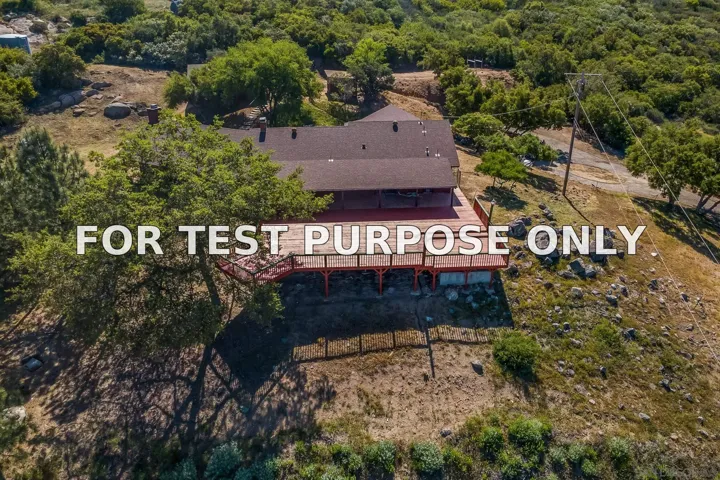 Demo/Test Data 10649 Boulder Creek Rd, Descanso, CA 91916