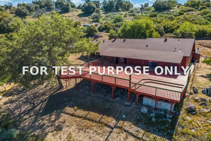 Demo/Test Data 10649 Boulder Creek Rd, Descanso, CA 91916