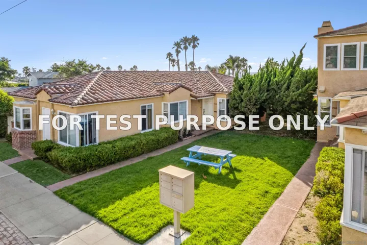 Demo/Test Data 1558-1564 Ebers St., San Diego, CA 92107
