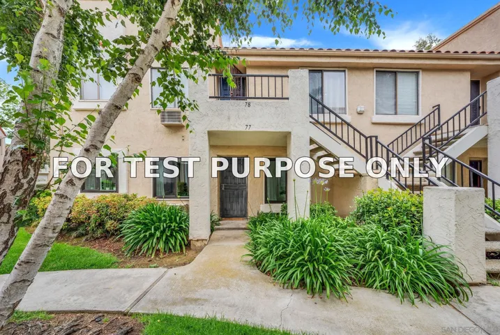 Demo/Test Data 8476 New Salem St Unit 77, San Diego, CA 92126