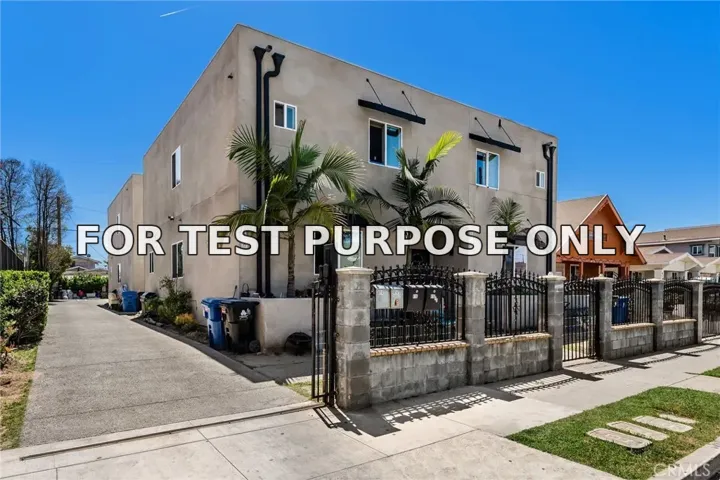 Demo/Test Data 816 W 47th Street, Los Angeles, CA 90037