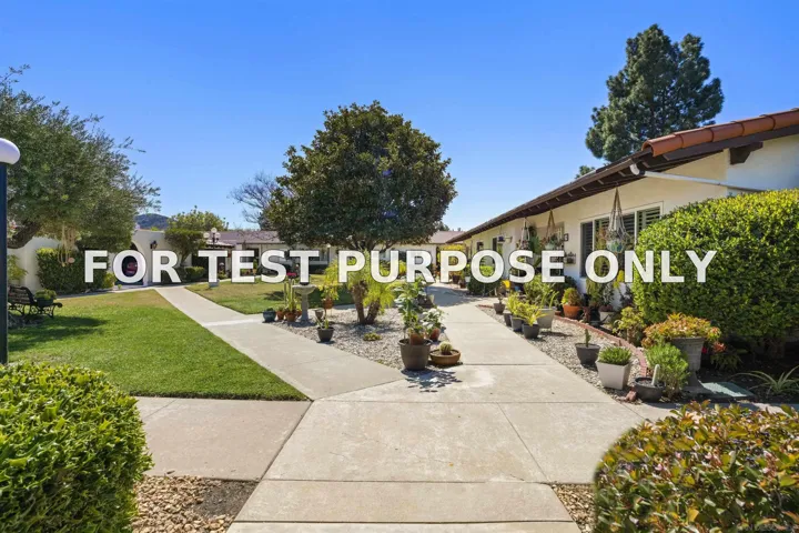 Demo/Test Data 16566 Caminito Vecinos Unit 31, San Diego, CA 92128