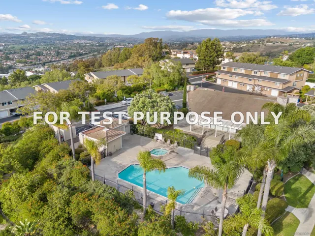 Demo/Test Data 721 Buena Tierra Way Unit 188, Oceanside, CA 92057
