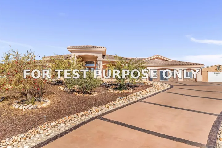 Demo/Test Data 24848 Starlight Mountain Rd, Ramona, CA 92065
