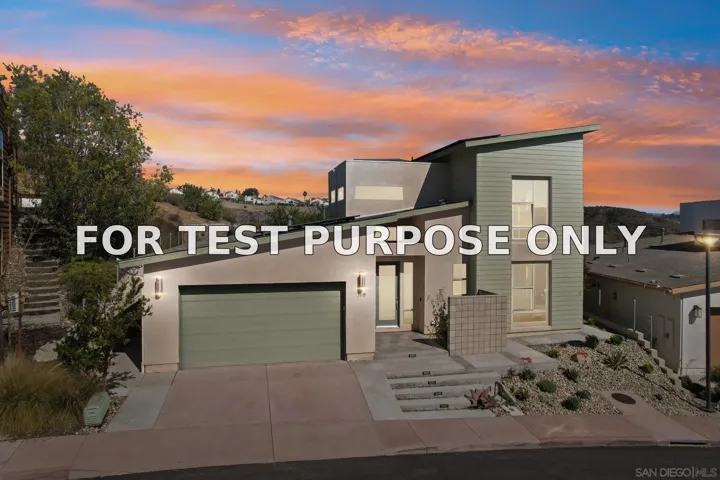Demo/Test Data 5970 Shaw Lopez Row, San Diego, CA 92121