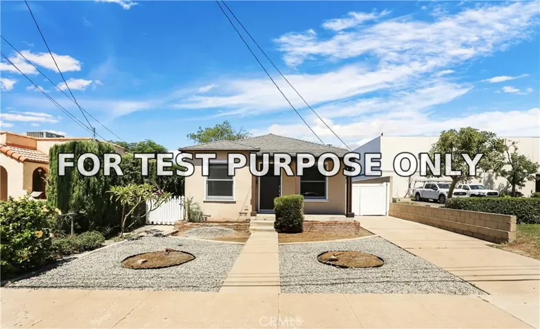 Demo/Test Data 611 W Walnut Avenue, Orange, CA 92868