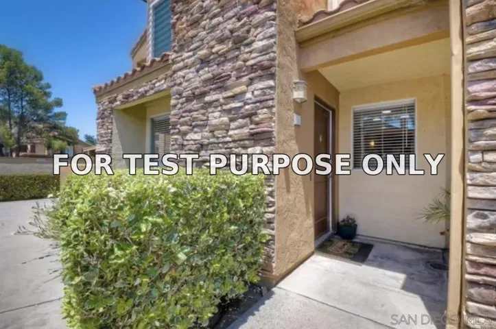 Demo/Test Data 15383 Maturn Dr Unit 218, San Diego, CA 92127