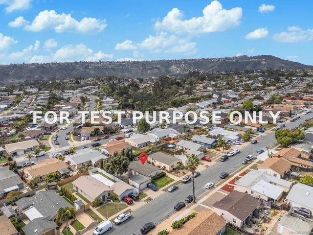 Demo/Test Data 3317-19 Jemez Dr, San Diego, CA 92117