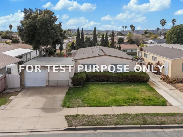 Demo/Test Data 3317-19 Jemez Dr, San Diego, CA 92117