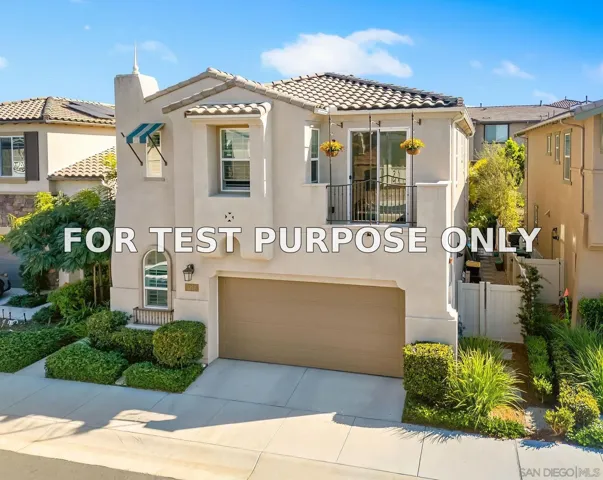 Demo/Test Data 1257 Via Candelas, Oceanside, CA 92056