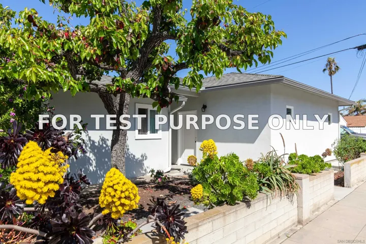 Demo/Test Data 4604 Osprey, San Diego, CA 92107