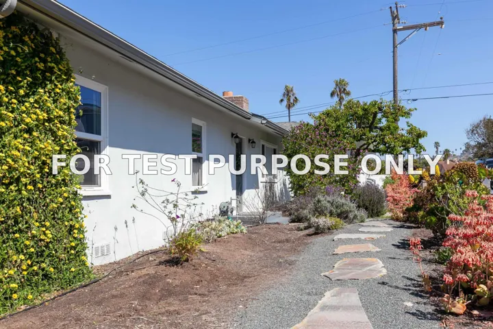 Demo/Test Data 4604 Osprey, San Diego, CA 92107