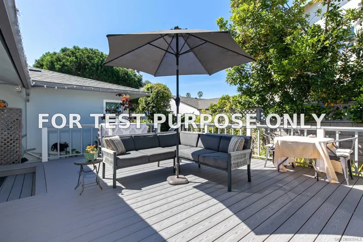 Demo/Test Data 4604 Osprey, San Diego, CA 92107