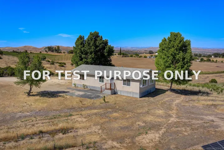 Demo/Test Data 5720 Vista Serrano, Paso Robles, CA 93446