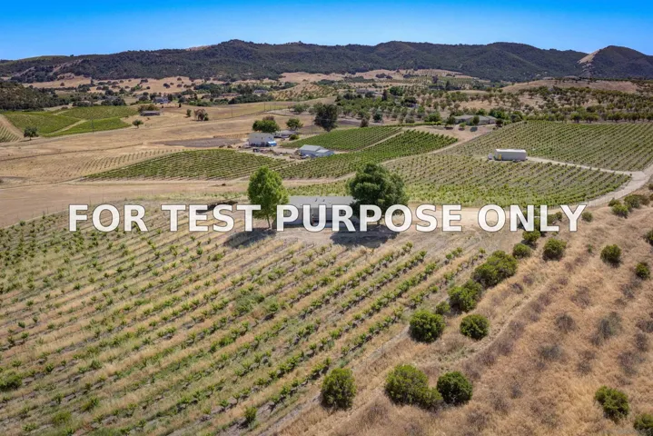 Demo/Test Data 5720 Vista Serrano, Paso Robles, CA 93446