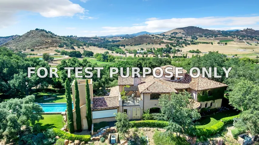 Demo/Test Data 26353 Old Julian Hwy, Ramona, CA 92065