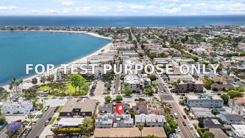 Demo/Test Data 1323 Pacific Beach Dr Unit F, San Diego, CA 92109