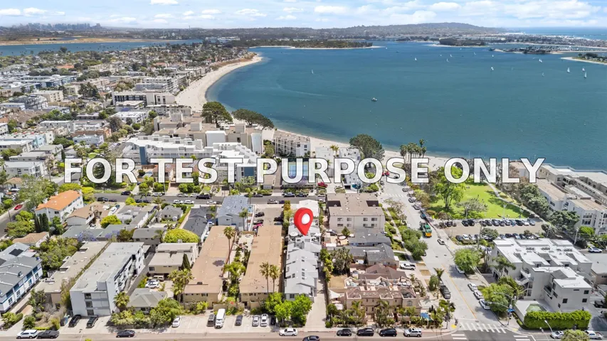 Demo/Test Data 1323 Pacific Beach Dr Unit F, San Diego, CA 92109