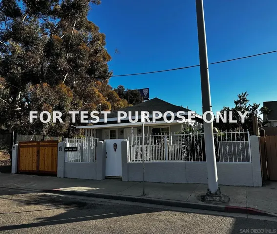 Demo/Test Data 1721-29 Commercial St, San Diego, CA 92113