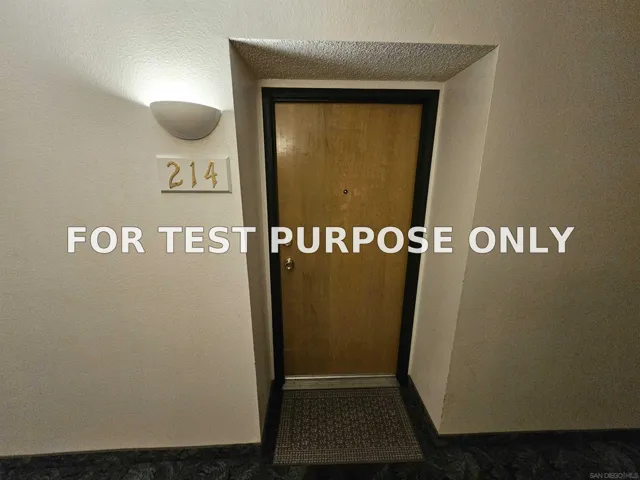 Demo/Test Data 5885 El Cajon Blvd Unit 214, San Diego, CA 92115
