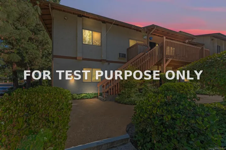 Demo/Test Data 6376 Rancho Mission Rd Unit 409, San Diego, CA 92108