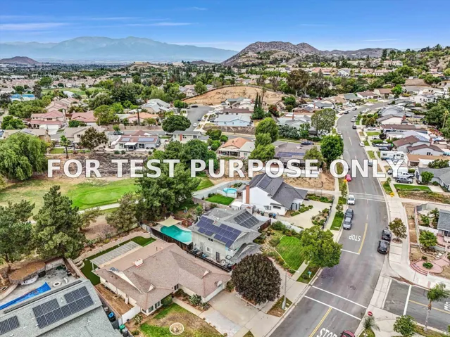 Demo/Test Data 1521 Del Norte Dr, Corona, CA 92879